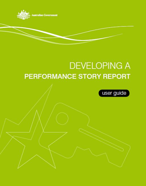 Developing a performance story report